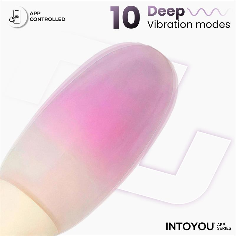 Nexegg Huevo Vibrador Silicona Doble Capa App Beige/Rosa
