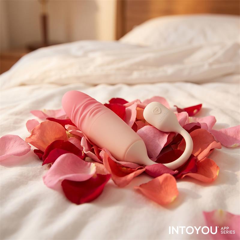 Nexegg Motion Huevo Vibrador Con Thrusting App Beige/Rosa
