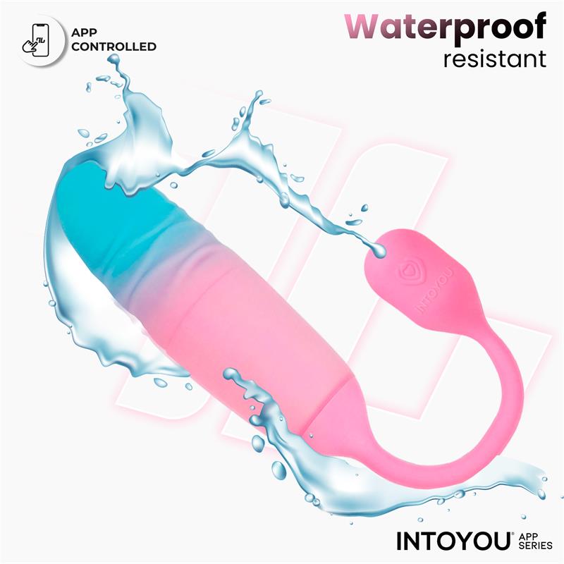 Nexegg Motion Huevo Vibrador Con Thrusting App Rosa/Turquesa