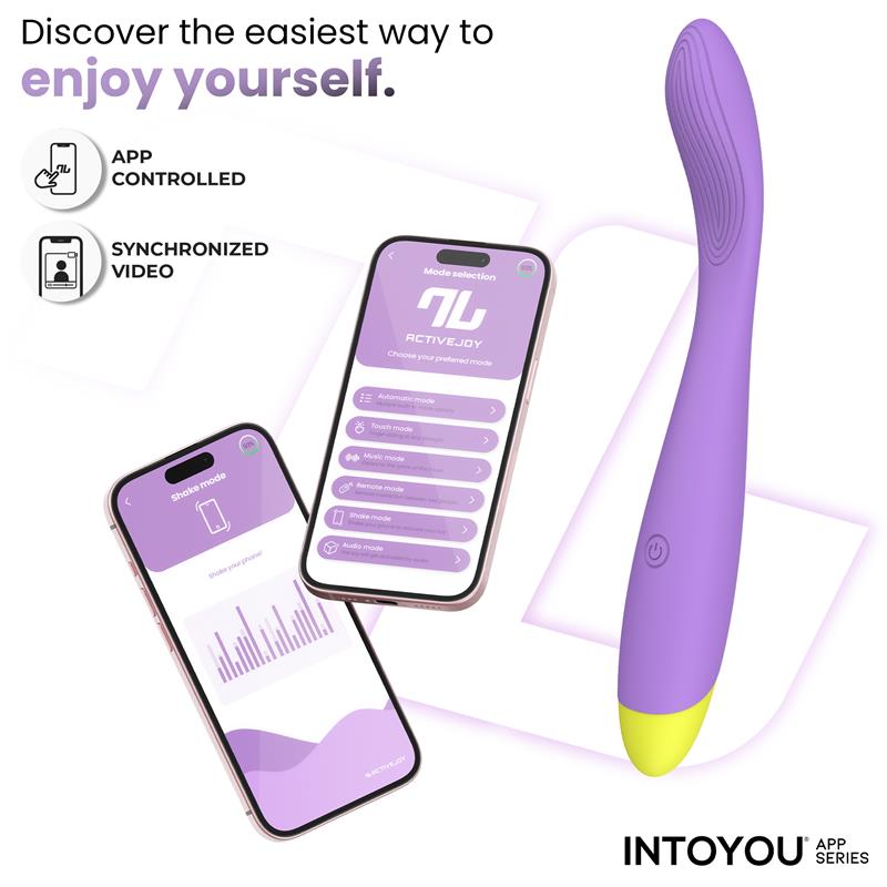 Neya Vibrador Punto G Con App Púrpura