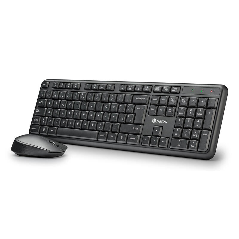 Ngs Kit Teclado+Ratón Inalámbrico 12 Teclas Multim