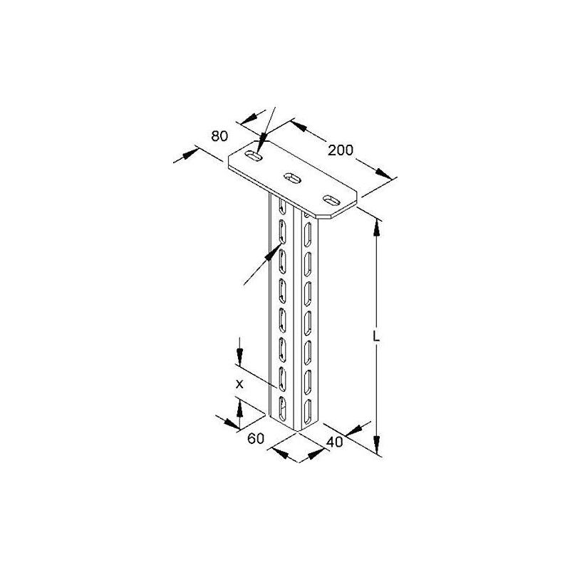 Nied Hngestiel U -Profil Hu 6040 500