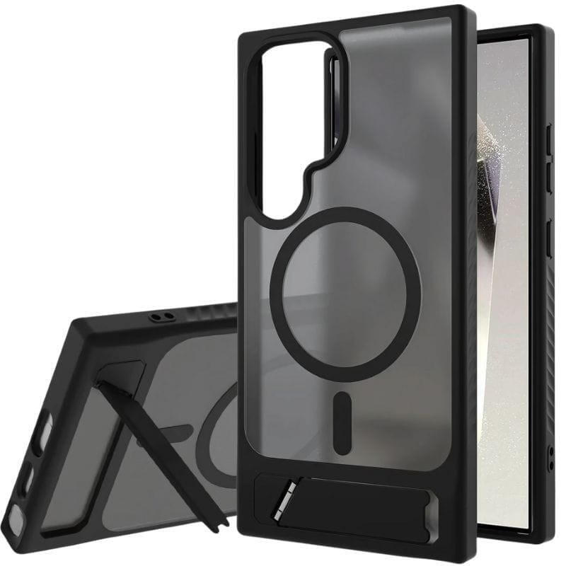 Nillkin Funda Magnética Con Soporte  Para Samsung Galaxy S25 Ultra Negro