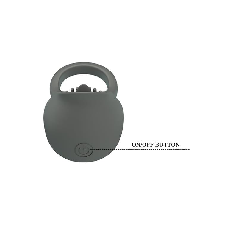 Pretty Love - Nimbus Anillo Vibrador Con Lengua Gris