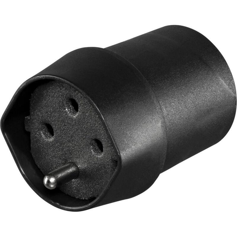 Nn Fixadapter Schweiz Typ 23 Schwarz 163/802 Sw