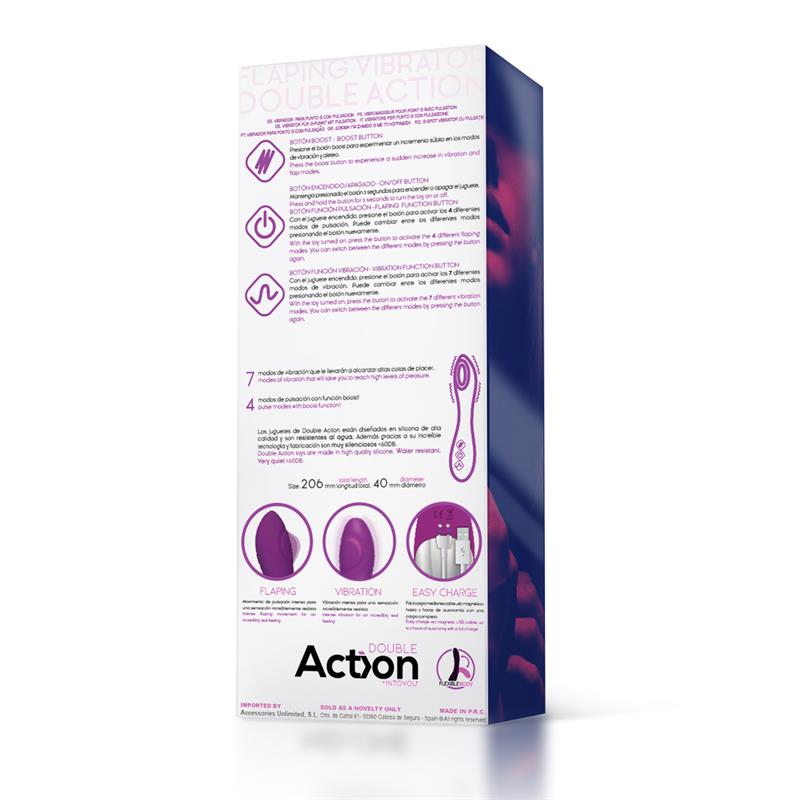 No. Nine Vibrador Punto G Función De Pulsación Usb Magnético Silicona