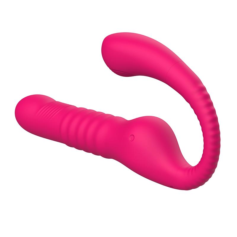 Vibrador  No. Twentythree  Doble Con Pulsación Y Thrusting Flexible 180º