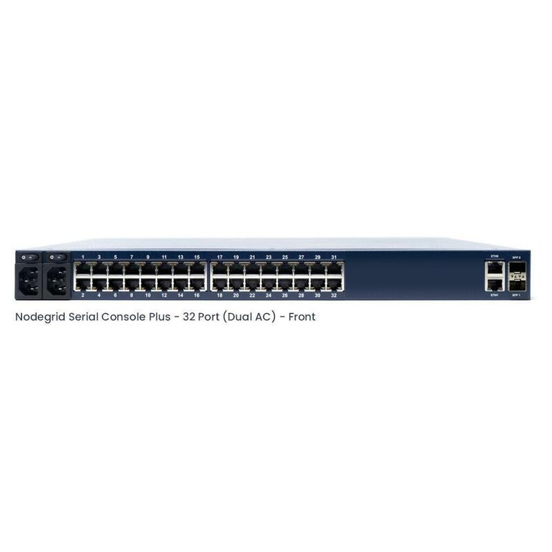 Nodegrid Serial Plus - Core  Edition. 32-Port Cisco Zpe-Nscp-T32r-Core-Dac-5g