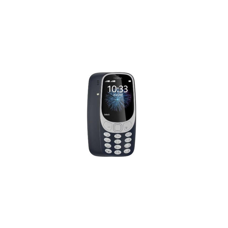 Nokia Telefono Movil 3310 Dark Blue 2.4\1 Qvga 2g 16mb Microsd Cam 2mp Fm Mp3 Micro Usb Bt 3.0 Dual S