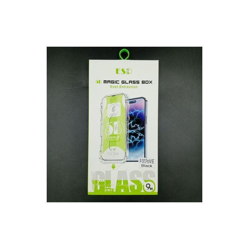 [Noname] Iphone 13/13 Pro/14/16e Screen Protector Tempered Glass 9h With Installation Frame Transparent