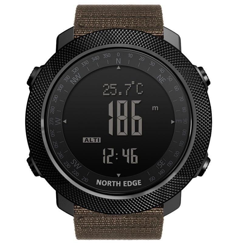 North Edge Apache Con Correa De Nailon Caqui - Reloj Digital