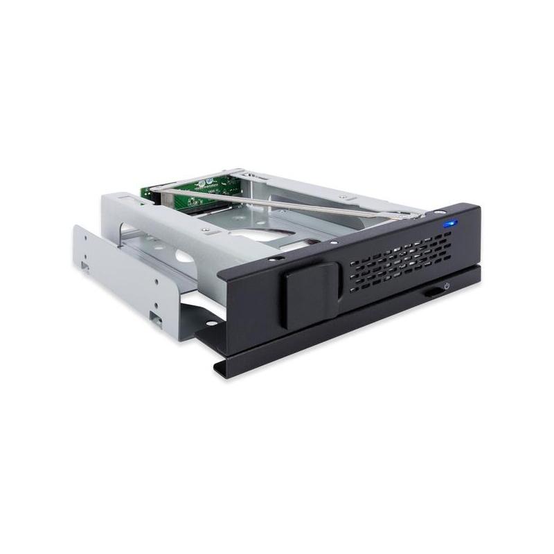 Nosotros-Ra. Icydock 1x 3,5" Sata En 1x Ventilador De Rack Móvil De Bahía De 5,25"