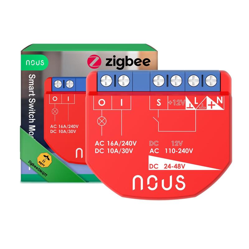 Nous B2z Schaltaktor Zigbee Pm 1 Kanal 16a Zigbee3.0 Messung