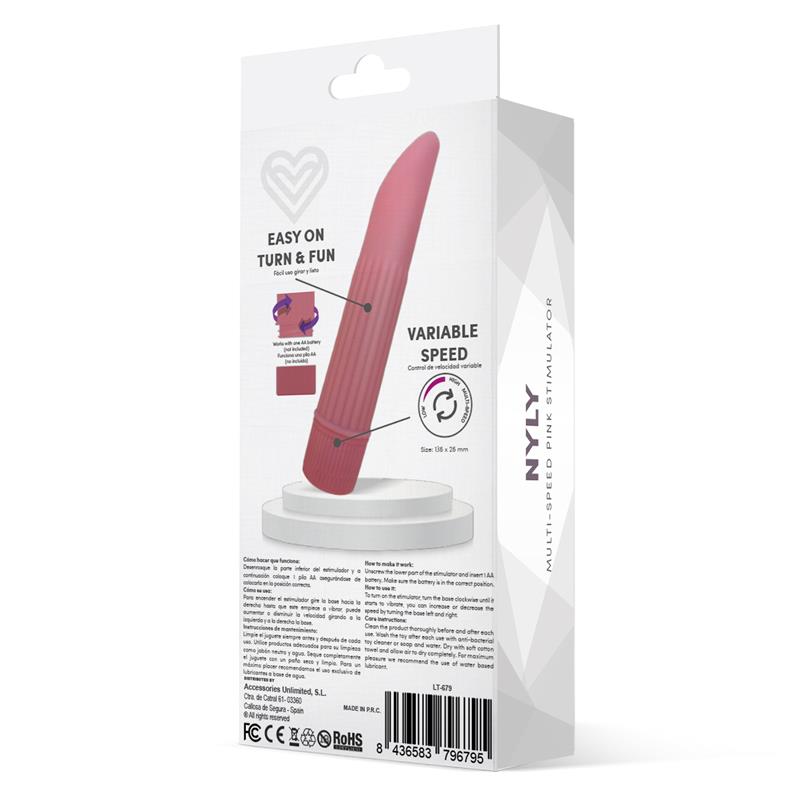 Estimulador Mult Nyly I-Velocidad Rosa