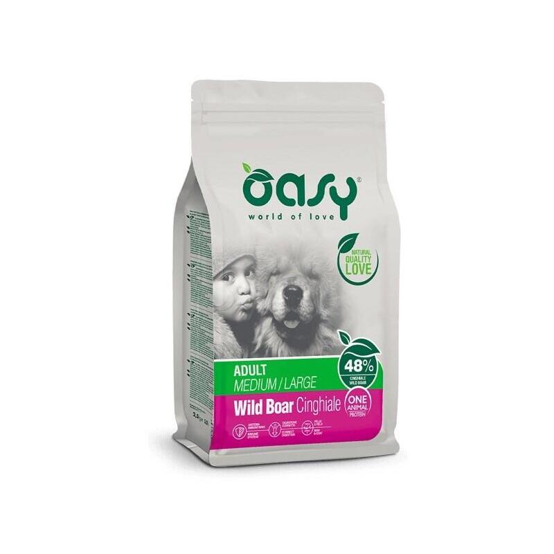 Oasy One Proteína Animal Adulto M/L Jabalí 12kg