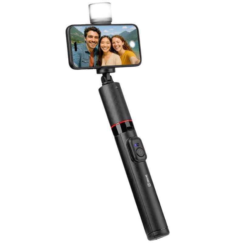 Obal:Me Selfiepod High Glow Gimbal Tripod Con Luz Led De Alto Brillo Y Mando A Distancia