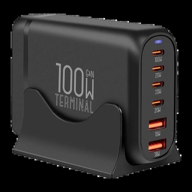 Obal:Me Terminal Gan Desk Charger 4c2a 100w Black