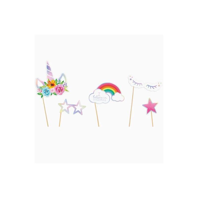 Oh Yeah Photocall Unicornio Set De 5 Piezas