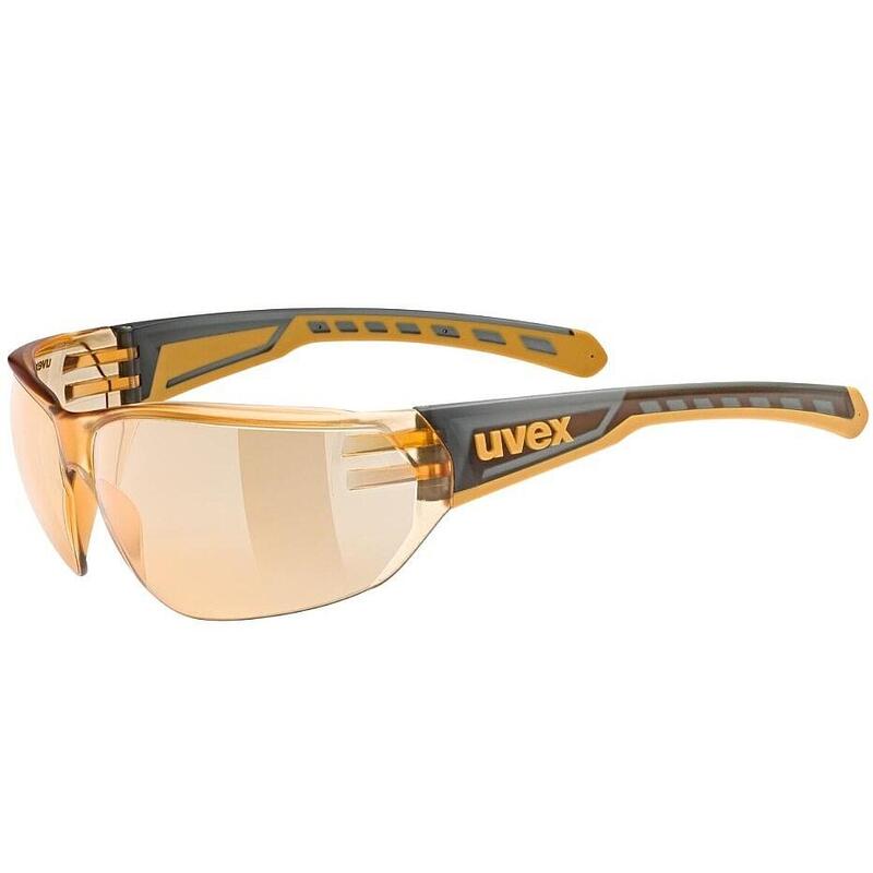 Okulary Rowerowe Uvex Equate, Smoke/Orange