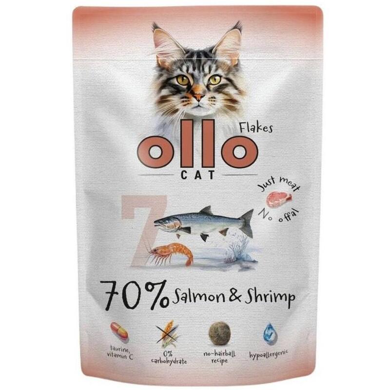 Ollo Saszetka Nr 7 Kot Losos Krewetki 85 G