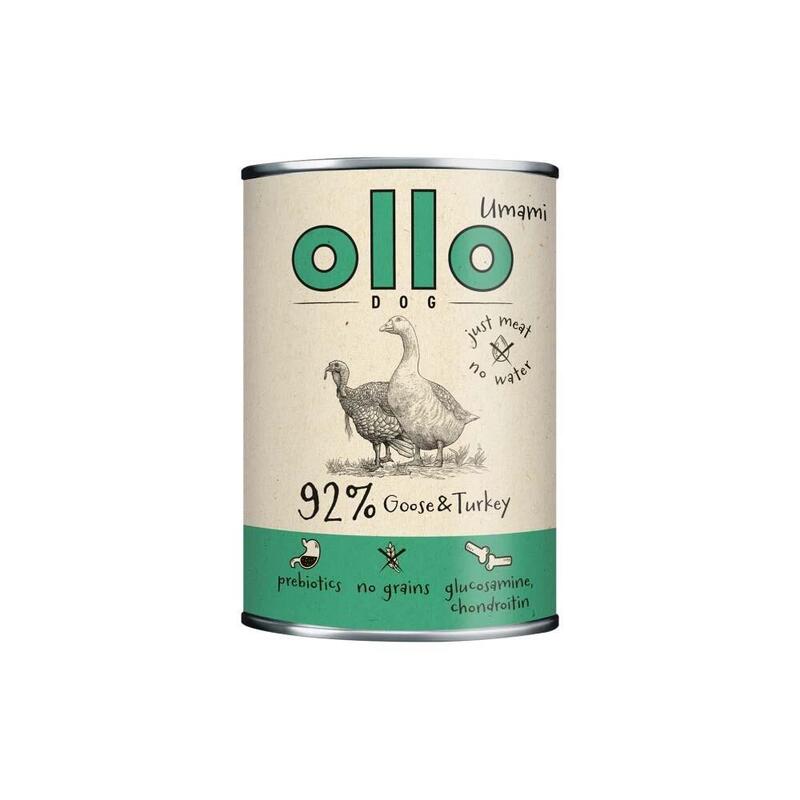 Comida Húmeda Para Perros Ollo Umami Goose And Turkey  850g
