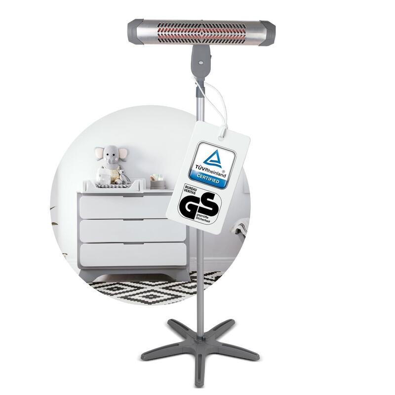 Olympia H+H Heizstrahler Br 80 400/800 Watt Gris