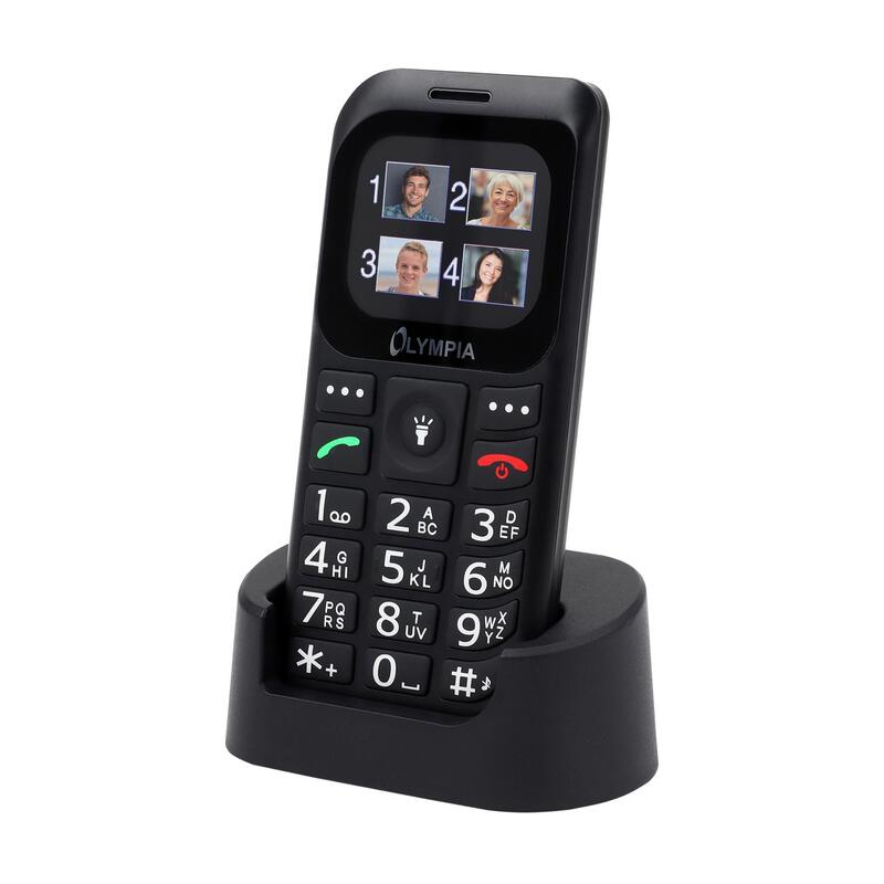 Olympia Mobiltelefon Bella+ Grosmamen Negro