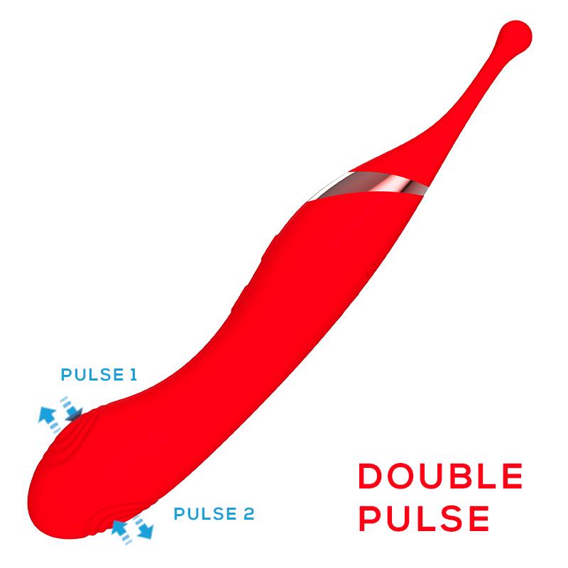 Onax Estimulador Doble Vibrador De Punto Y Doble Pulsación Usb