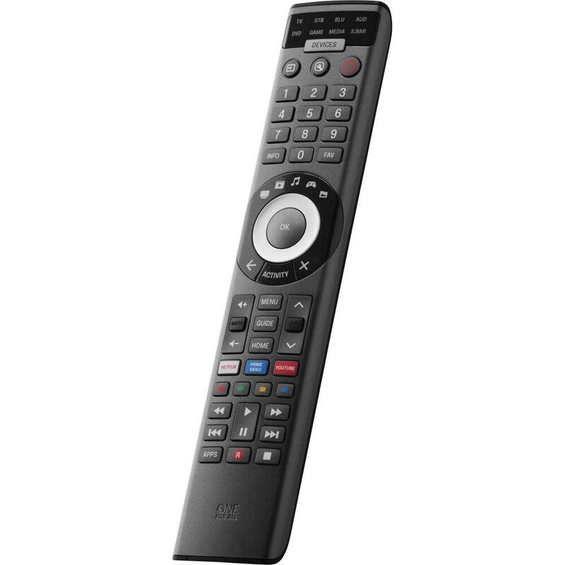 Uno Para Toda La Aplicación Smart Control Pro 8 Advance, Control Remoto Negro Urc7981