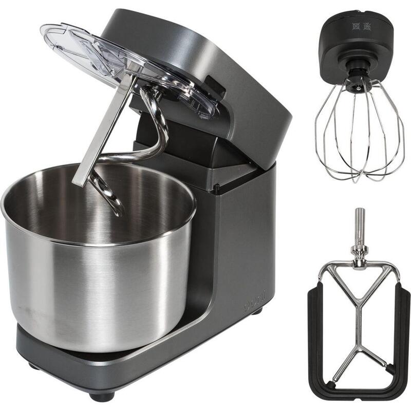 Ooni Halo Pro Spiral-Knetmaschine & Robot De Cocina, Gris Carbón