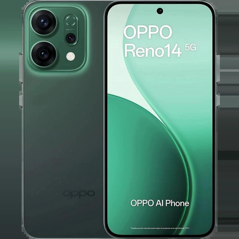Oppo Reno14 5g 12gb/512gb Luminous Green - Desprecintado