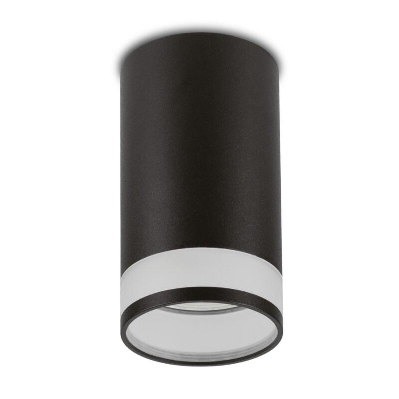 Oprawa Natynkowa/Tuba Gu10, Mce361 B Aluminiowa Negro