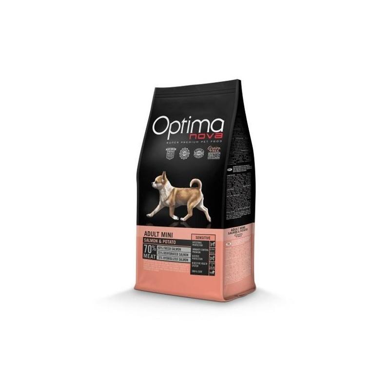 Optimanova Adult Mini Sensitive Salmon & Potato 8kg