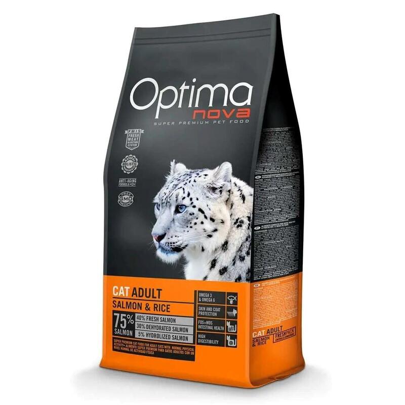 Optimanova Cat Adult Salmon & Rice 8kg