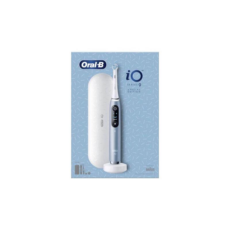 Oral-B Io9 Series Electric Toothbrush, Special Edition Aqua Marine With Bag
