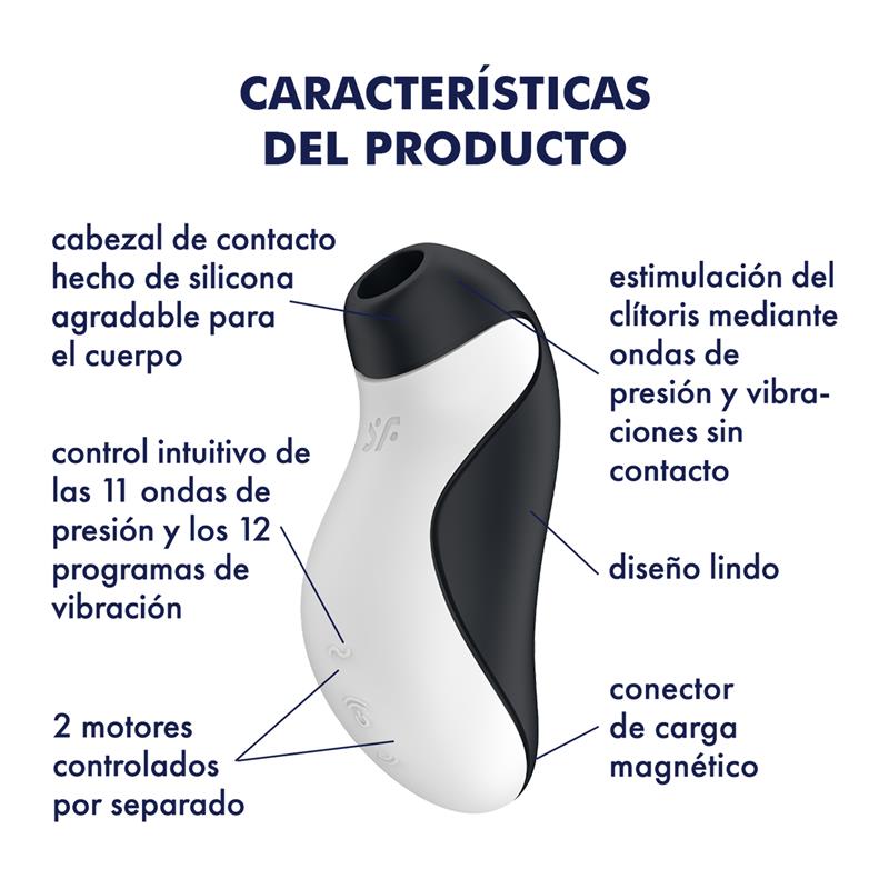 Orca Succionador De Clítoris Double Air Pulse