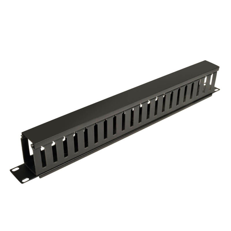 Organizador De Cables Horizontal Smartrack 1u Eaton Tripp Lite Con Conducto Para Dedos Con Cubierta