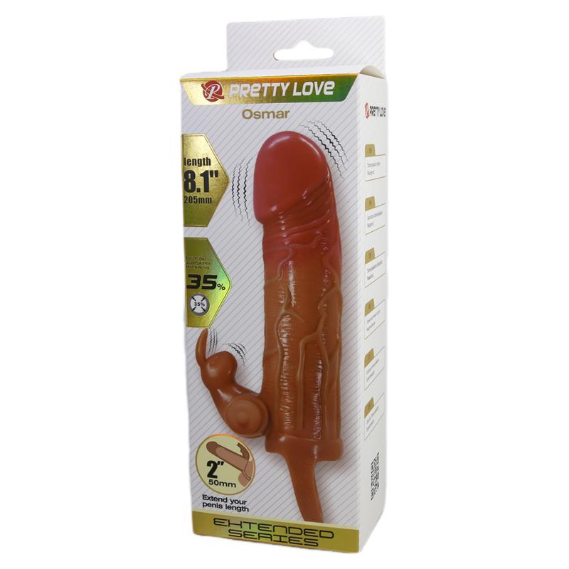 Pretty Love - Osmar Funda Para Pene + Estimulador De Clítoris Con Vibración