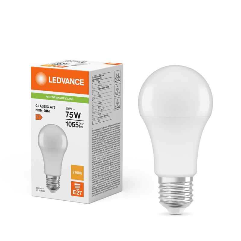 Osram Cla75 10w 827 Fr E27 P Led Lámpara 1055 Lm 2700k E27