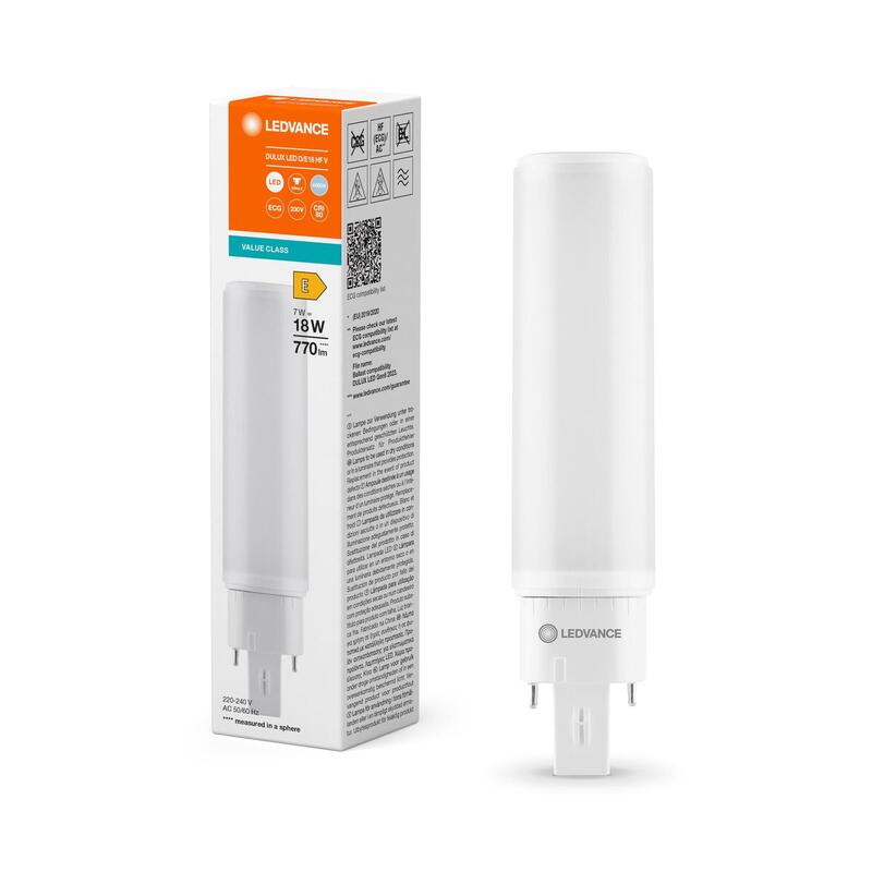 Osram Dulux D E18 Hf V 7w 840 G24q-2 Led 770 Lm 4000k G24q-2