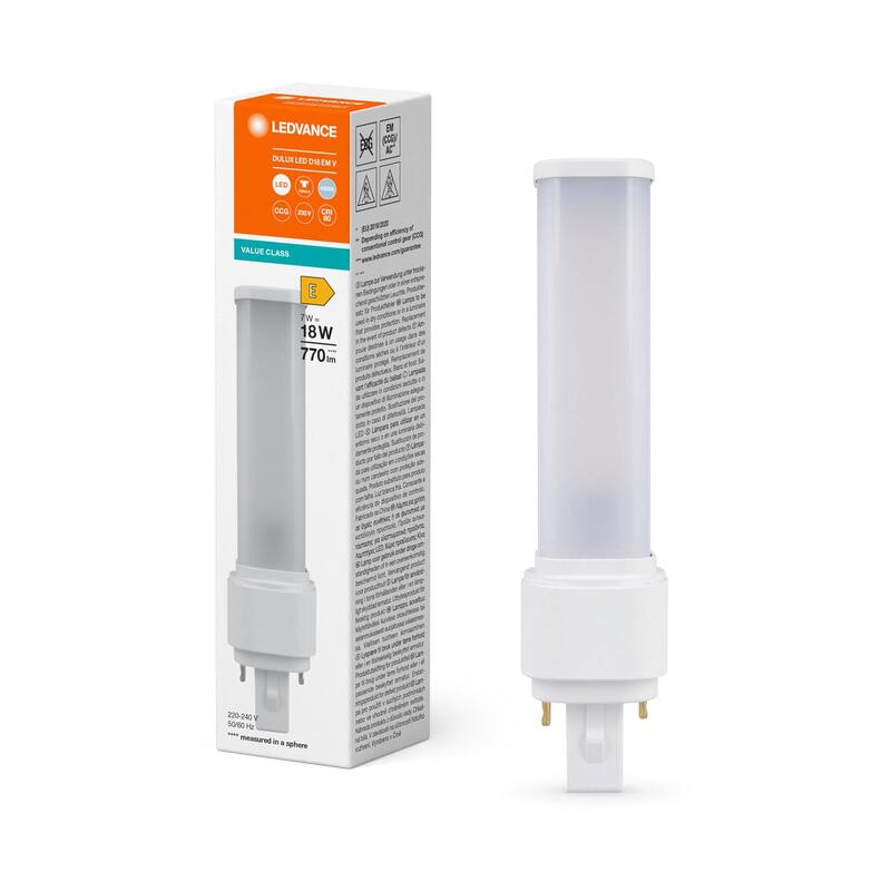 Osram Dulux D18 Em V 7w 840 G24d-2 Led 770 Lm 4000k G24d-2