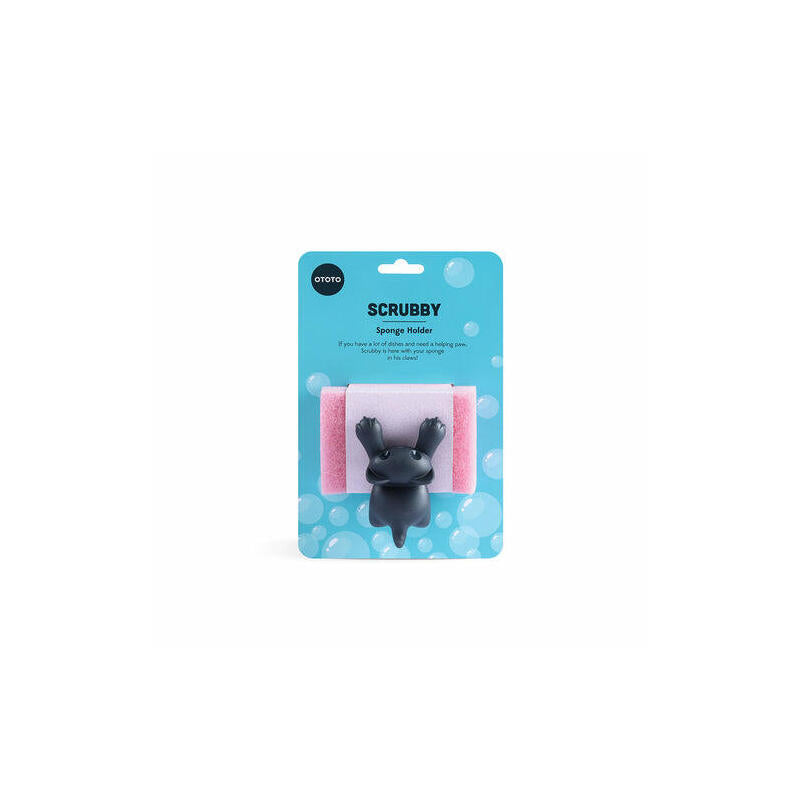Ototo Scrubby Grey Sponge Holder