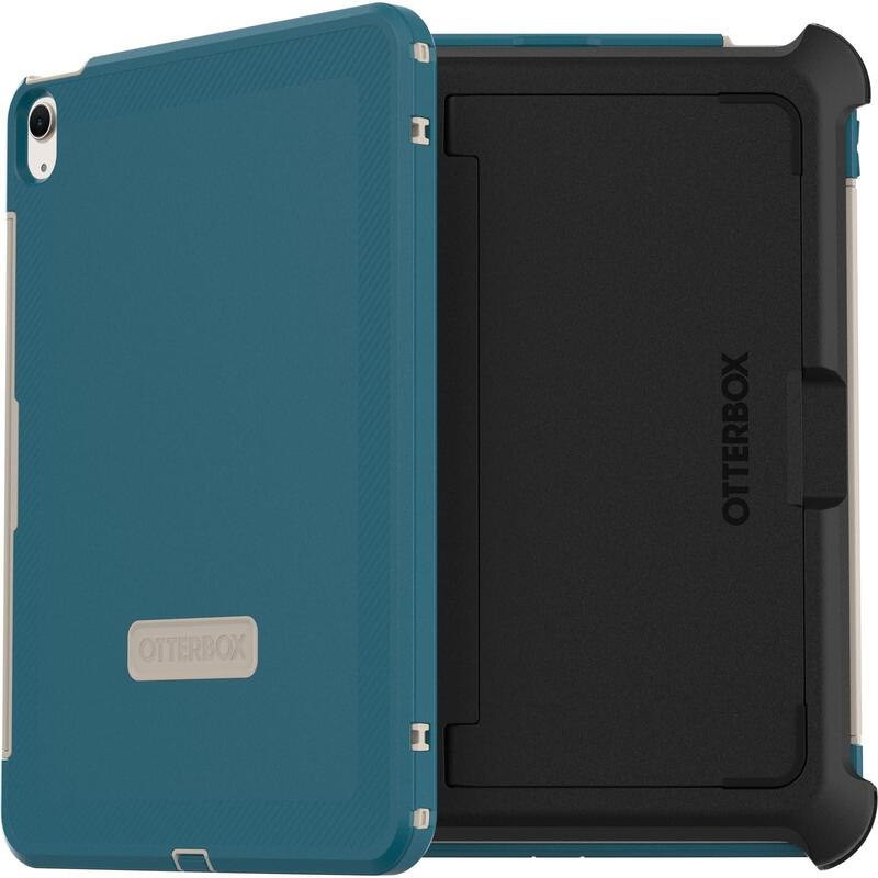 Otterbox Defender Series Carcasa Protectora Para Tableta Resistente Tpe Policarbonato Offtides (Azul) Para Apple 11-Inch Ipad Air