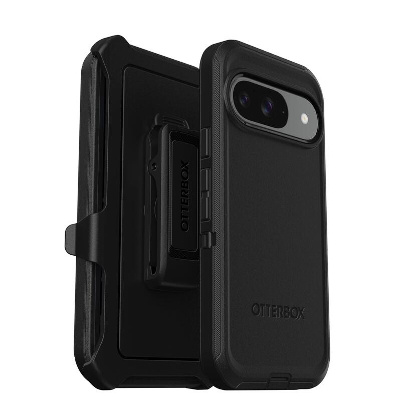 Otterbox Defender Series Carcasa Protectora Para Teléfono Móvil Resistente Policarbonato Elastómero Termoplástico (Tpe) Negro Para Google Pixel 9 9 Pro