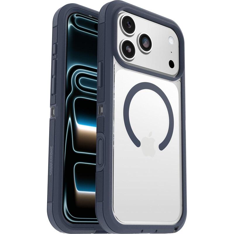 Otterbox Defender Series Pro Xt Carcasa Trasera Para Teléfono Móvil Resistente Compatibilidad Con Magsafe Policarbonato Elastómero Termoplástico (Tpe) Vaqueros Azul Claro Para Apple Iphone 17 Pro Max