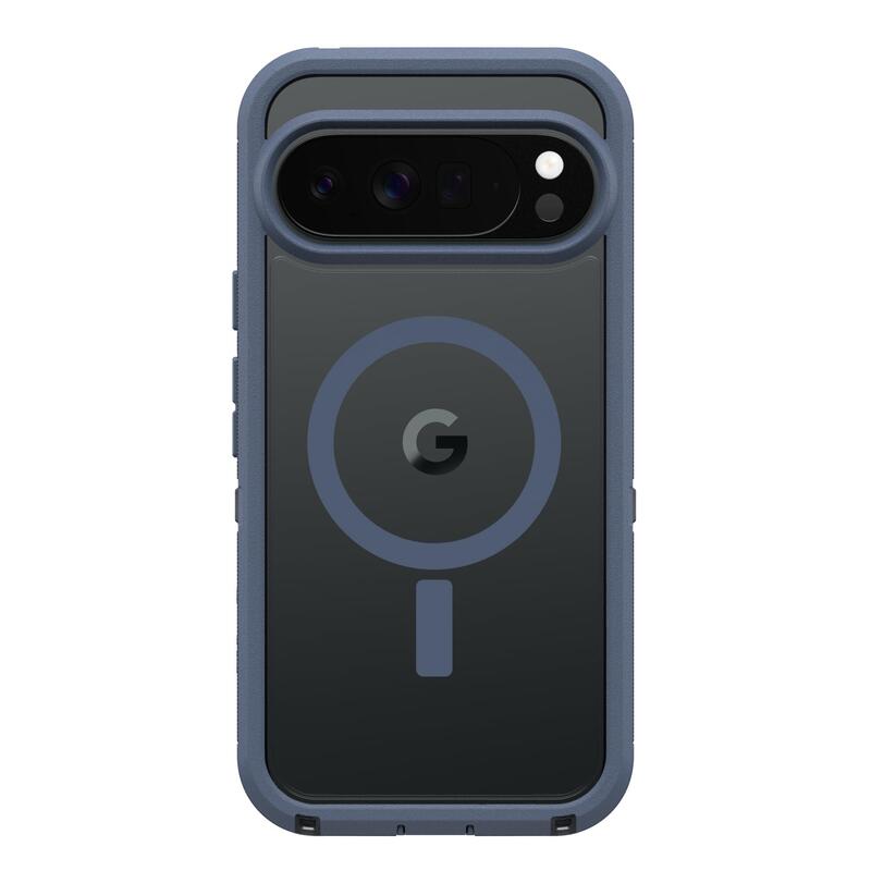 Otterbox Defender Series Pro Xt Carcasa Trasera Para Teléfono Móvil Resistente Con Pixelsnap Capa De Policarbonato Elastómero Termoplástico (Tpe) Vaqueros Azul Claro Para Google Pixel 10 Pro Xl