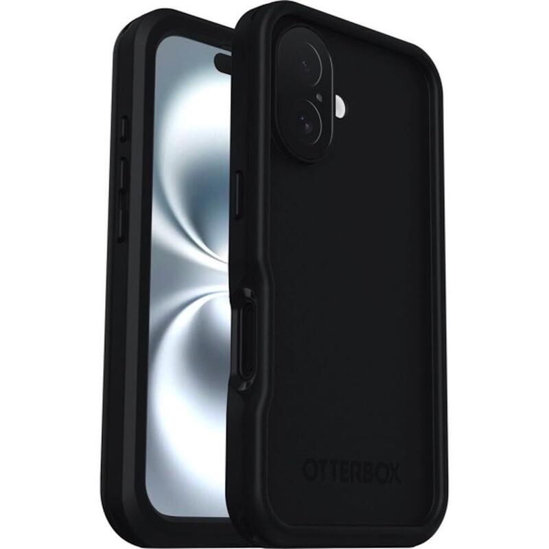 Otterbox Fre Carcasa Protectora Sumergible Para Teléfono Móvil Compatibilidad Con Magsafe Capa De Policarbonato Elastómero Termoplástico (Tpe) Negro Para Apple Iphone 16