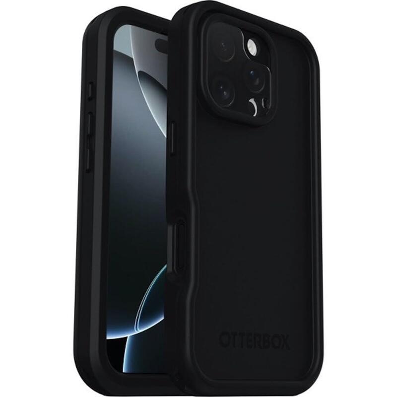 Otterbox Fre Carcasa Protectora Sumergible Para Teléfono Móvil Compatibilidad Con Magsafe Capa De Policarbonato Elastómero Termoplástico (Tpe) Negro Para Apple Iphone 16 Pro