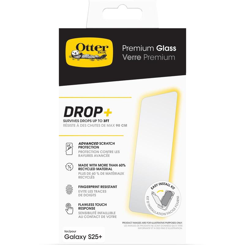 Otterbox Premium Protector De Pantalla Para Teléfono Móvil Cristal Transparente Para Samsung Galaxy S25+