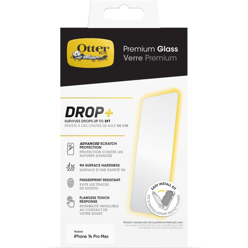 Otterbox Premium Protector De Pantalla Transparente Para Apple Iphone 14 Pro Max